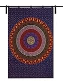 Juego de cortinas de mandala, cortinas de ventana