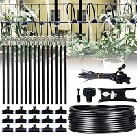 Tropfbewässerungssystem, Bewässerungssystem, Garten bewässerung 15M Gartenbewässerungssysteme 15 Directional Brass Spray Nozzles für Gewächshaus oder Außen-Vernebelungssysteme
