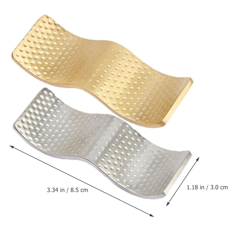PRETYZOOM Soporte De Palillos Moderno De Metal Inoxidable Reposa Palillos Doble para Cocina Y Restaurante Organizador De Comedor Compacto Y FáCil De Limpiar