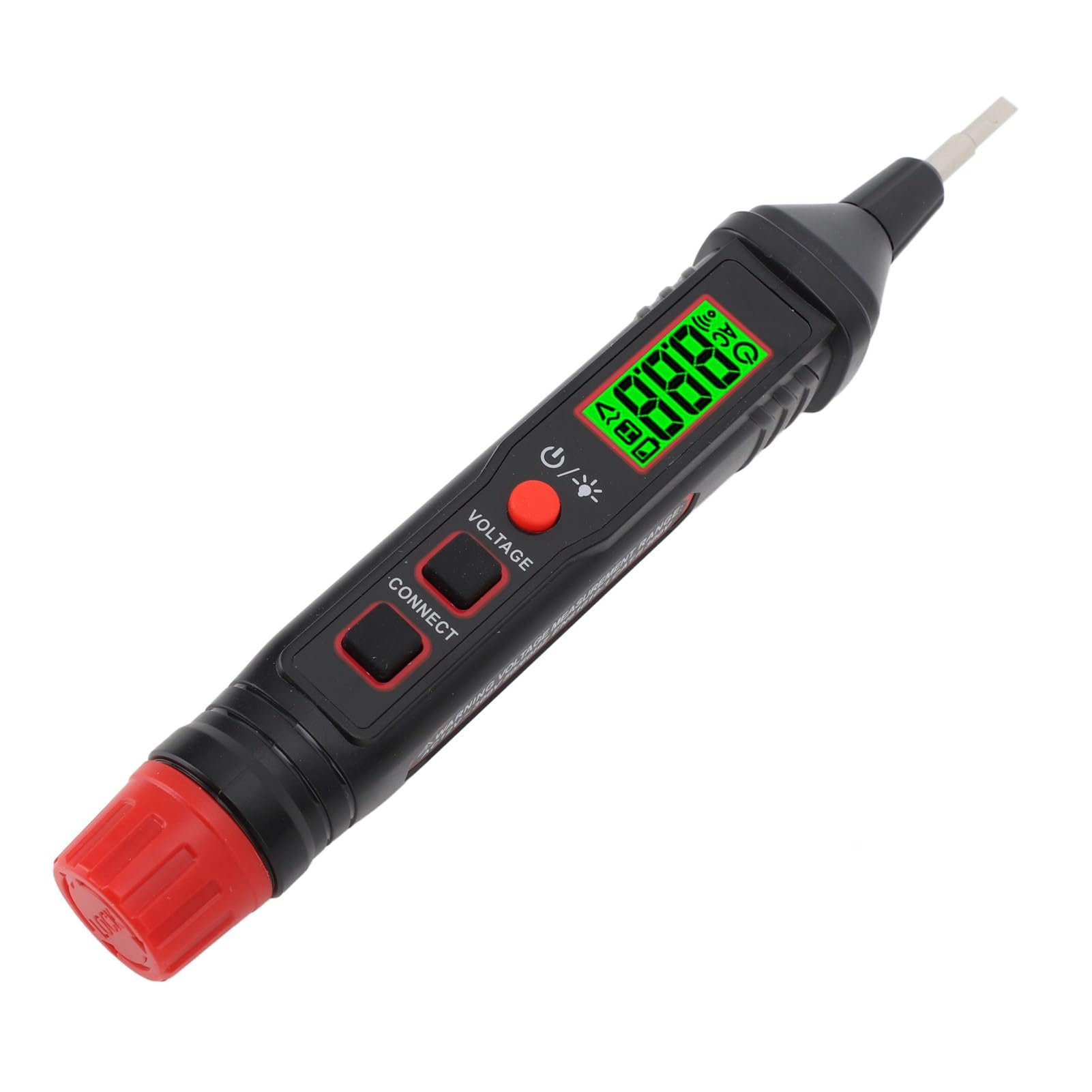 Oumefar HT100 Tester Tensione Elettroscopio A Penna Senza Contatto AC 12-1000V 48-1000V Con LED, Cicalino, Doppia Portata, Rivelatore Per Interno/Esterno