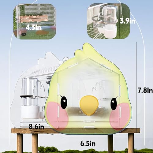 Small-Bird-Parrot-Travel-Cage-Carrier-Transparent-Parakeet-Carrier-Backpack-with-Standing-Perch-Portable-Outdoor-Cage-for-Lovebird-Swallow-Goldfinches-Yellow
