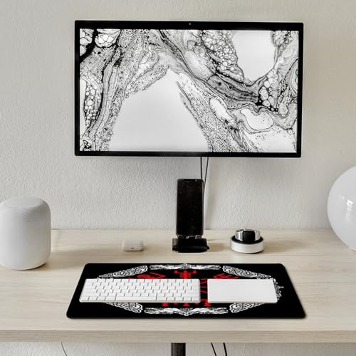Tapis de souris large extensible impression 3D Viking Vegvisir - 6