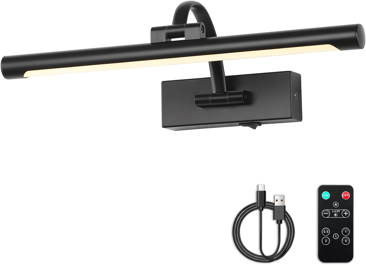 DESOOP Picture Lights Battery Operated with Remote and Dimmable