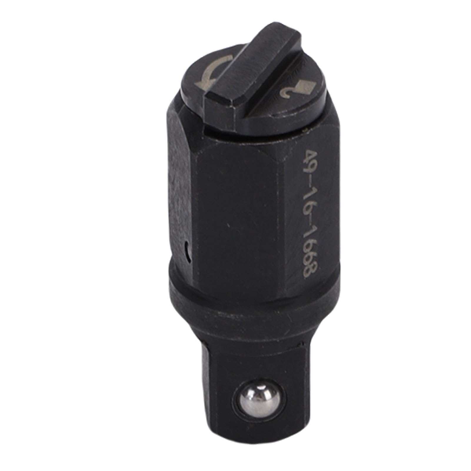 Yanmis Ratchet Anvil Adapter, Carbon Steel Replacement for Fuel Insider Box Ratchet with Locking Function Anti Slip Hexagonal Geometry Ball Positioning Mechanism (3/8 Inches 49-16-1668)