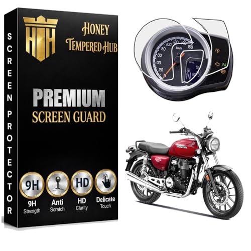Image of SCREEN GUARD FOR NEW HONDA H NESS CB350 (2025-2026) TFT Digital Display Protector 2025 Bike / cb350 2025Display Accessories Protector /Scratch Resistant / Water Resistant / [Not Tempered Glass]