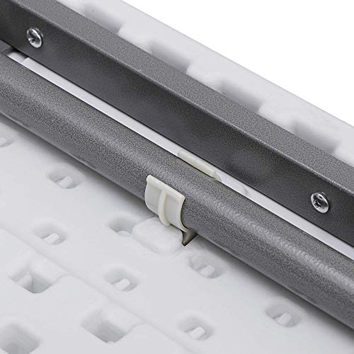 Zenstyle 3 Ft Indoor Outdoor Heavy Duty Portable Plastic Folding Table, Square Card Table Utility Table Game Table For Puzzles Crafting Picnic Camping Dining Party, White #TOP6