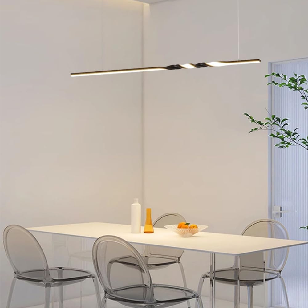 Close-up of the acrylic and silicone lampshade of the pendant light