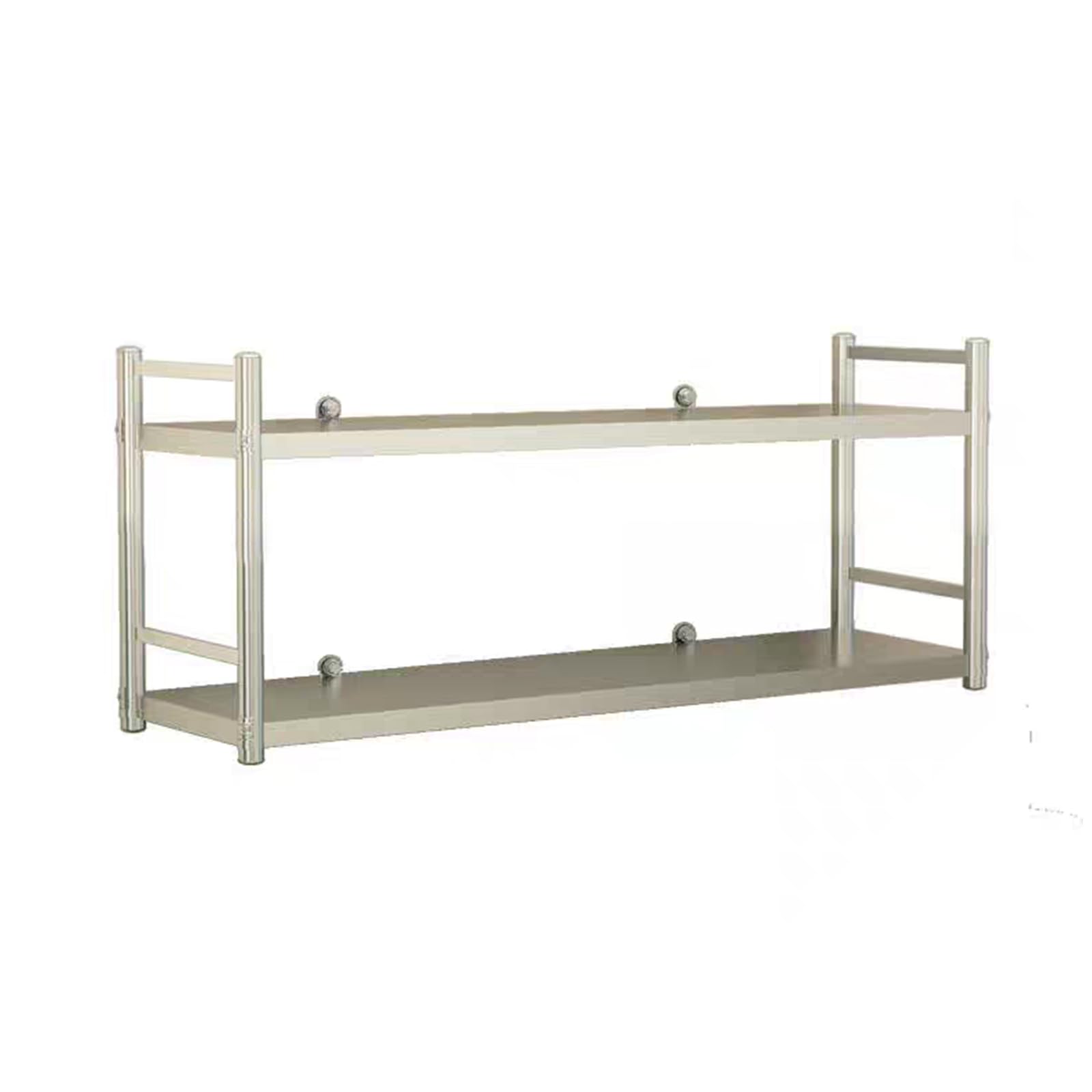 Scaffale da parete in acciaio inox, Scaffalatura per Cucina Ristorante Bar Pizzeria, flottante Scaffale da cucina (80X35cm/31.4X13.7in,2T)