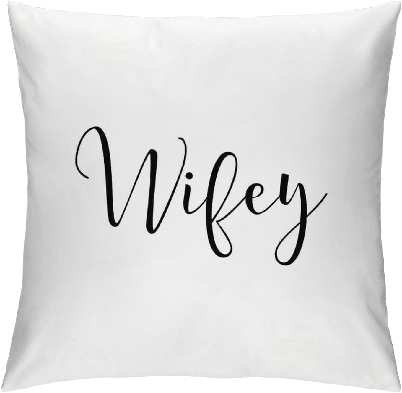 Hubby Wifey Pillows Hubby and Wifey Pillow Covers 18 x 18 Wedding Gifts for Couple Hubby and Wifey Gifts