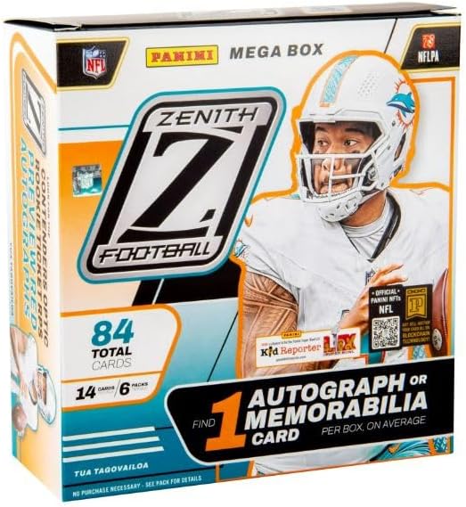 2024 Zenith Football Trading Card Mega Box