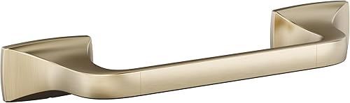 Vista 127 de Amerock BH36012BBZ - Toallero dorado champán Accesorio de baño Highland Ridge 7-7/16 pulgadas (7.441 in) de longitud Toallero de mano