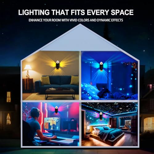 Image of Bald Eagle Wall Light, American Eagle Night Light with Remote Control, Magnetic Wall Mounted Eagle Lamp for Bedroom, Living Room, Hallway (Multicolor, Large)
