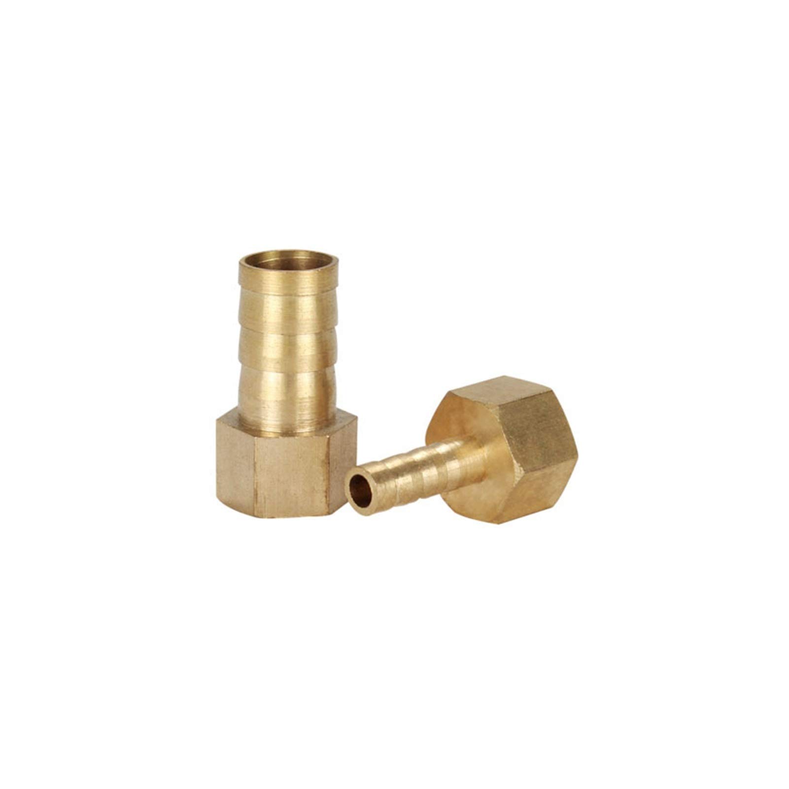 Raccordo Dritto Femmina 1/8 X 1/4 NPT, Ottone Nichelato, Per Tubo Flessibile, Numatics, Italia