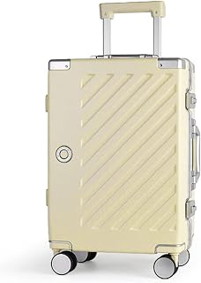 100% Polycarbonate Zipperless Luggage, Double TSA Locks Suitcase 28 inch Hardside 4 Spinner Wheels, Aluminium Alloy Handle, Flight Checked Travel Case.