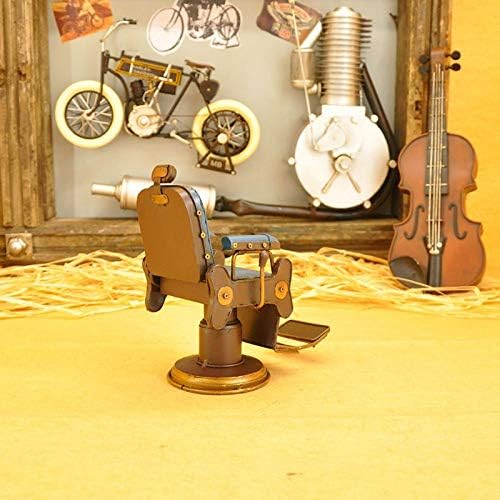 Iron Model Decorations Crafts Barber Chair Micro-Metal Decoration Tinplate