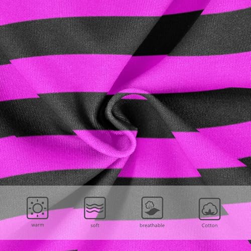 Black Hot Pink Stripe Toddler Boy's Underwear 2T3