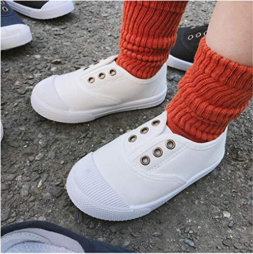 E-FAK Toddler Shoes Boys Girls Canvas Sneaker Slip-On Kids Shoes Light Weight Fashion Casual Running Shoes(Toddle/Little Kids/Baby)2