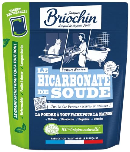 Jacques Briochin Bicarbonate de Soude en Poudre ECOCERT 900g Maxi Format -...