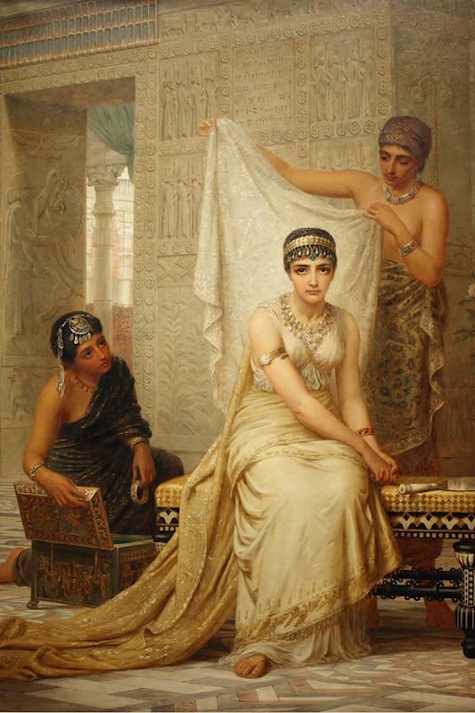 Affiche Toile Reine Vashti Alexandre Cabanel Reproduction Art Portrait Décoration Murale Salon