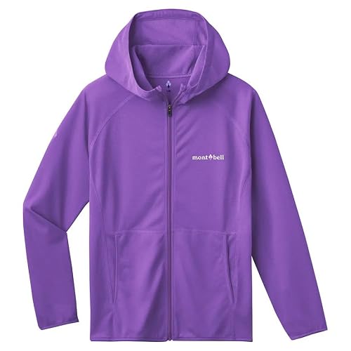 [モンベル] COOL FULL ZIP HOODIE 1114638 クールパーカ レディース キッズ 子供 女の子 男の子 (サイズ：160cm)(カラー：ラベンダー(LV))