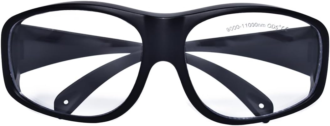 MCWlaser CO2 Laser Safety Glasses 9000-11000nm/10600nm Safety Protective Goggles OD 5+ Laser Eye Protection Glasses for CO2 Laser Cutting and Engraving - Image 2