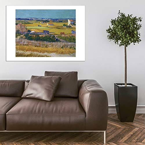 Impression Harvest Landscape Van Gogh extra large semi-brillant