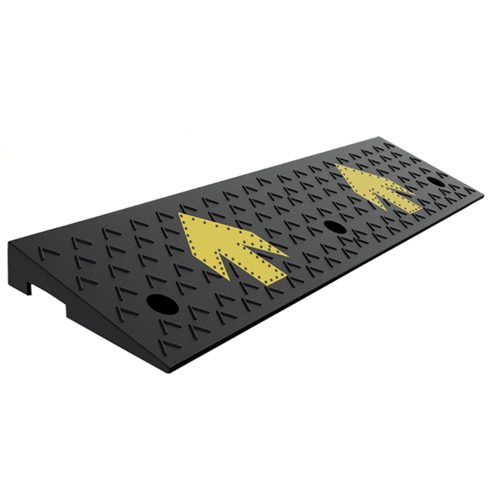 Rampa De Umbral De Goma,Rampas portátiles para escalones,Rampa De Umbral Antideslizante,Antideslizante,Portátiles,Ligero,para Calzadas,Aceras,Scooter,Coches y Motos