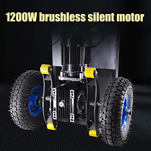 Subidor De Escada EléTrico Para Carrinho De MãO, Motor Livre De ManutençãO/Sem Escovas + Bateria Rem