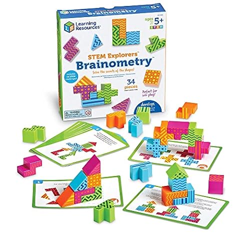 Learning Resources Trzon Odkrywcy Brainometria 3D Puzzle Gra 34-Kawałek Zestaw
