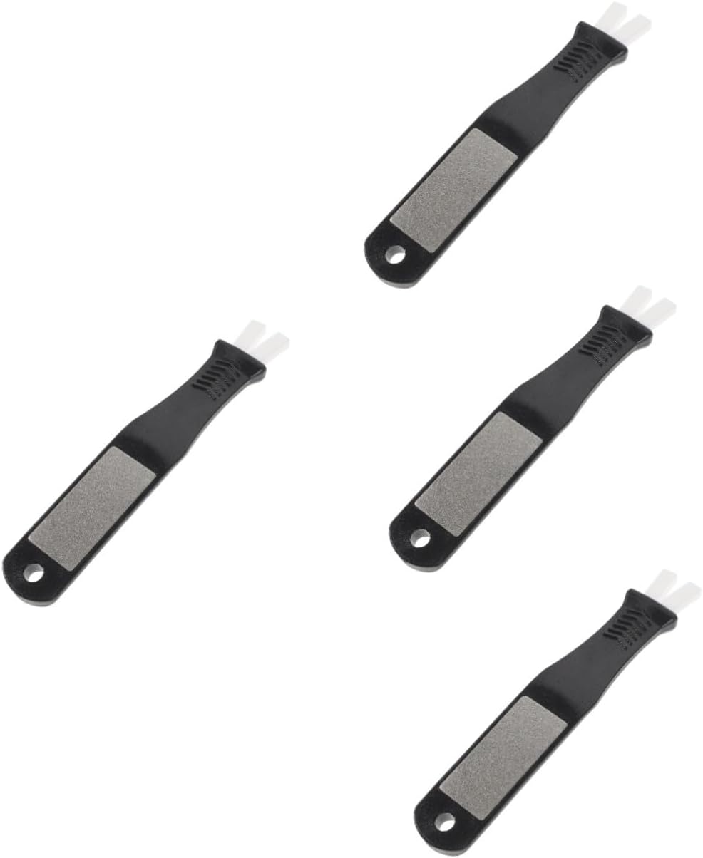 4pcs Snow Skate Sharpener Portable Ice Skate Grindstone Tool for Maintenance for All Skill Levels Essential for Hockey and Figure Skating