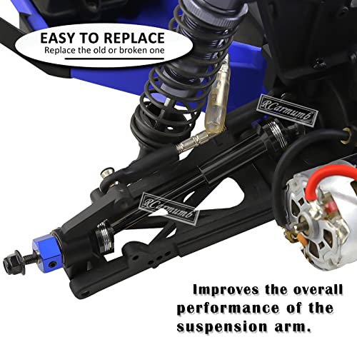 Rcarmumb Rc Driveshafts Cvd Upgrades Part For 1/10 Slash Vxl 4X4 4Wd,Rustler Vxl 4X4 4Wd,Stampede Vxl 4X4 4Wd,Front Rear Steel #45 Drive Shaft Axles With Hex,4Pcs,Black #TOP4