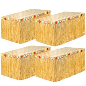 Lxubdxy 4 PCS Hawaii Tischrock HWDQ