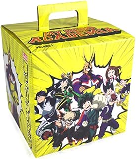 My Hero Academia LookSee Mystery Gift Box | Includes 5 Official Boku No Hero Collectibles | Includes Wall Art, Enamel Pin, & More | All Might Yellow Edition | Collect All 4