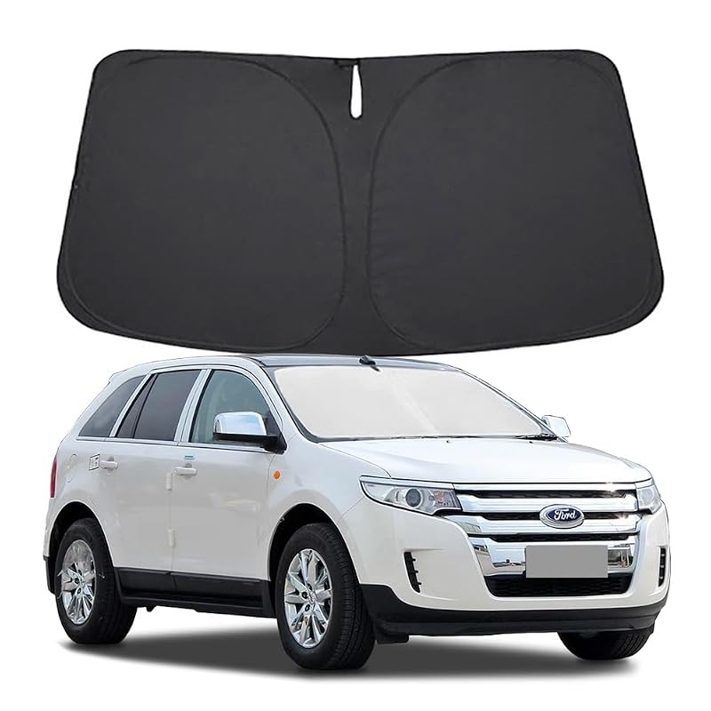 Protetor solar dobrável para para-brisa Ford Edge 2007 a 2014 Lezcoan