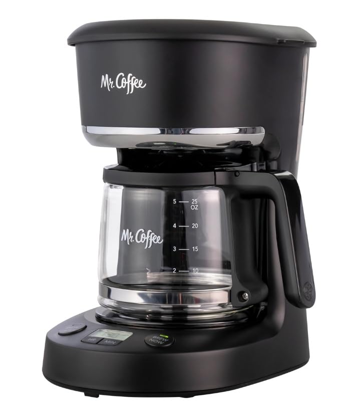 Mr. Coffee 5-Cup Mini Brew Switch Coffee Maker Black