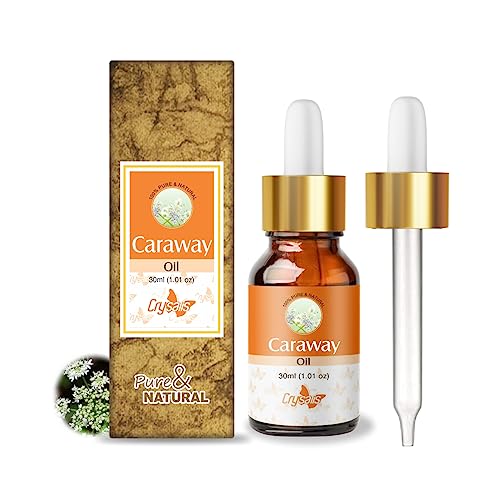 Crysalis Aceite esencial puro de alcaravea (Carum carvi) aceite esencial destilado al vapor, 30 ml