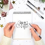 Stylos de Gel Noir Premium, [0.5mm] Stylos à point extra fin en écriture lisse stylos à bille pour bureau japonais fournitures scolaires (12 Boîtes)