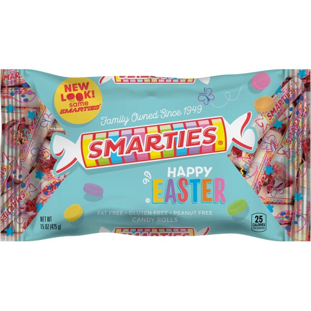 Easter Bunny Smarties Candy Rolls MultiPack (8) Grocery
