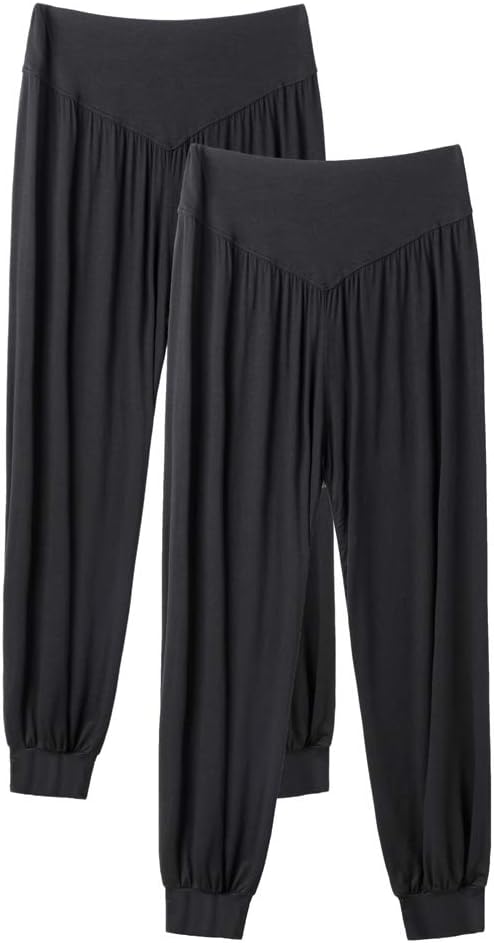 AvaCostume Womens Modal Cotton Soft Yoga Sports Dance Harem Pants