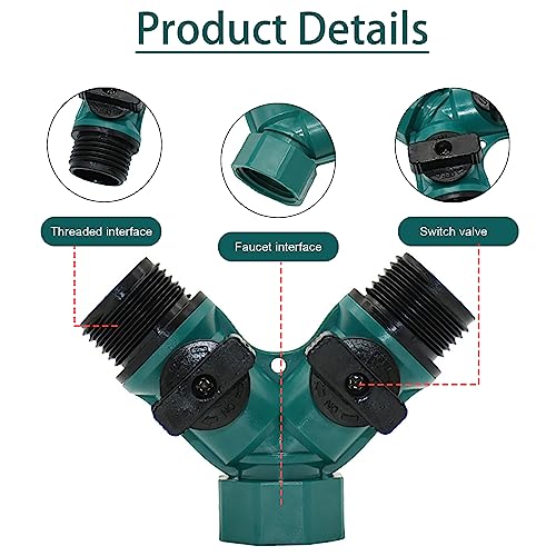 RoseFlower Garden Hose Splitter Y Way Heavy Duty - Image 3