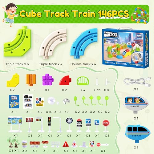 Electric Train Set DROPS TO to works for 146 pieces Track Set,208 pieces Track Set) - image 6