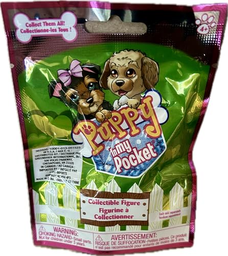 Chiot dans ma poche Just Play : figurine de chien de collection