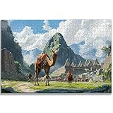 【LETTRES MARQUÉES AU DOS】: Ce puzzle est divisé en sections marquées « A-H » au dos. Cette conception réduit considérablement la difficulté, permettant même aux débutants de s'amuser. Idéal pour les échanges en famille ou entre amis, les sections facilitent la répartition des tâches et offrent un plaisir aux participants de tous niveaux