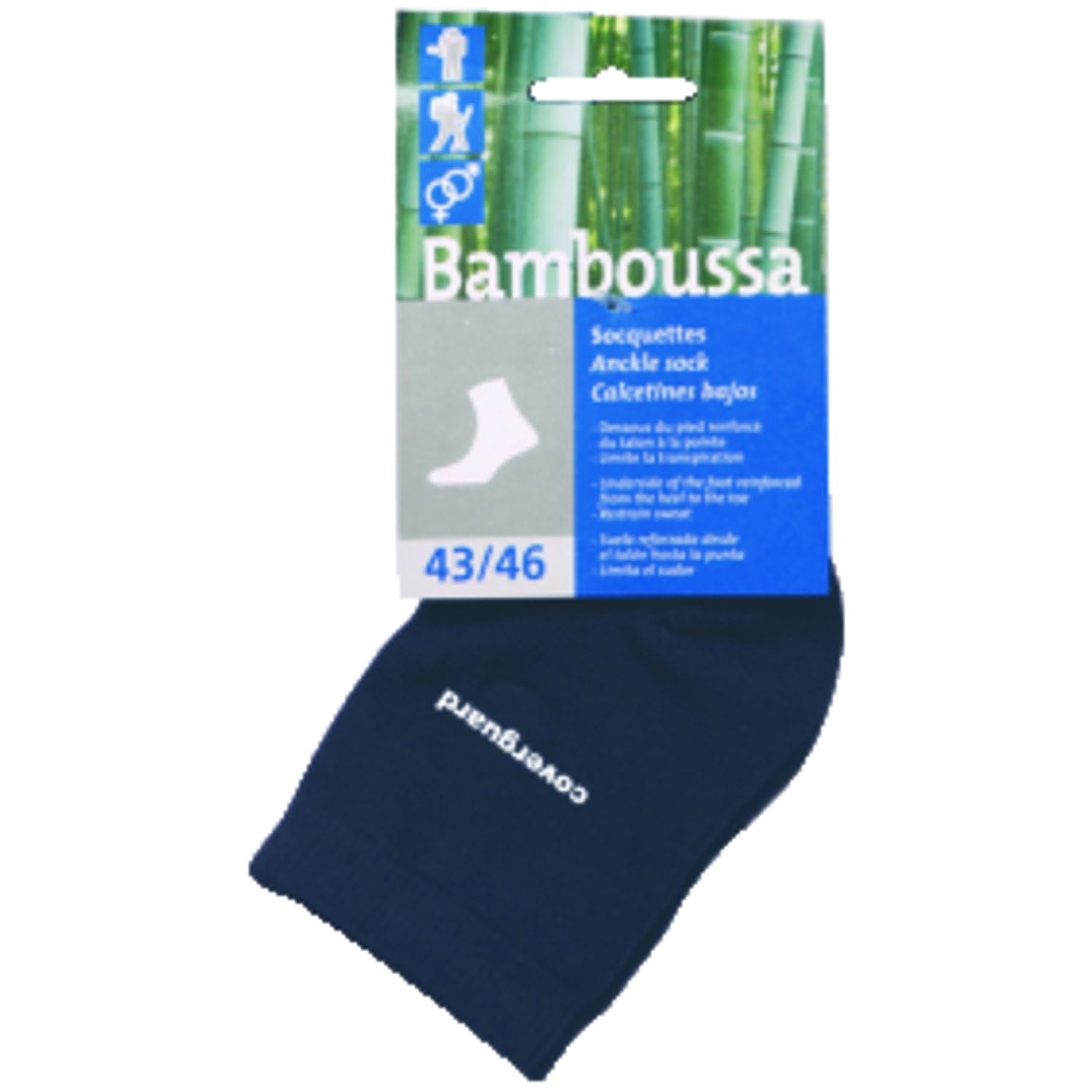 Coverguard Chaussettes Bambou Spandex Noir