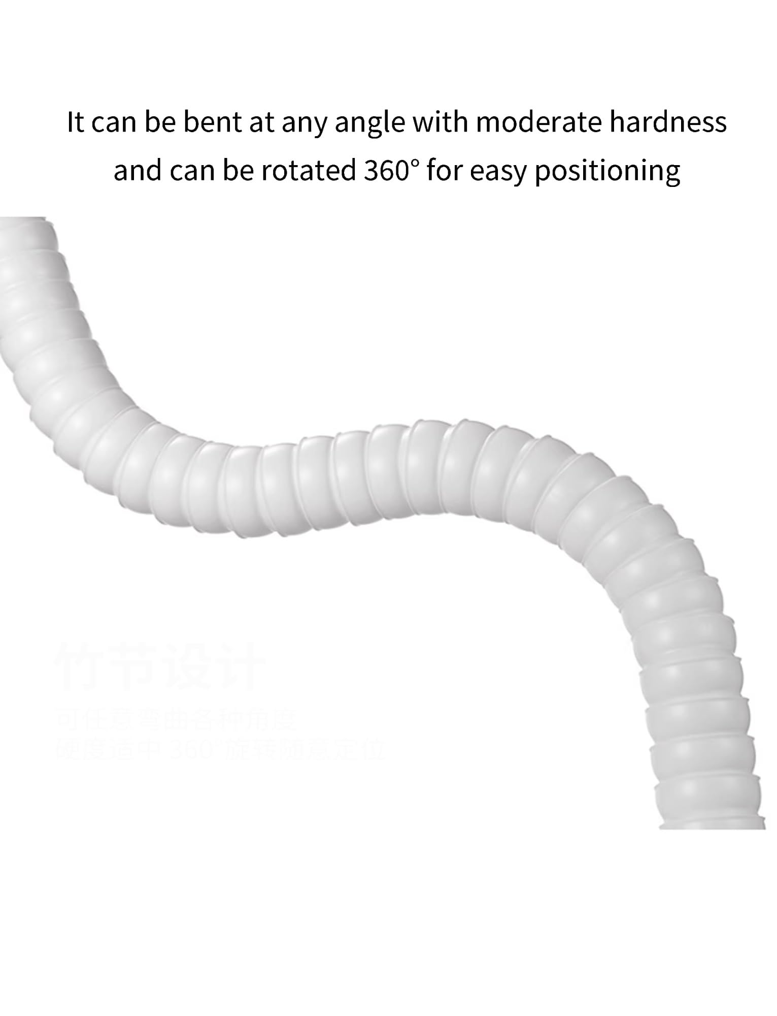 Extractor de humos de soldadura con válvula ajustable, tubo de ventilación for extracción de humos, brazo colector de conducto flexible for eliminación de aire/humo(7.5x150cm/2.9x58.5in)