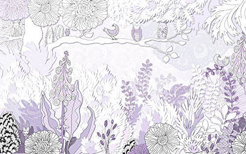 Fotomural morado Komar V8-760 papel pintado mural para salon y pasillo 2