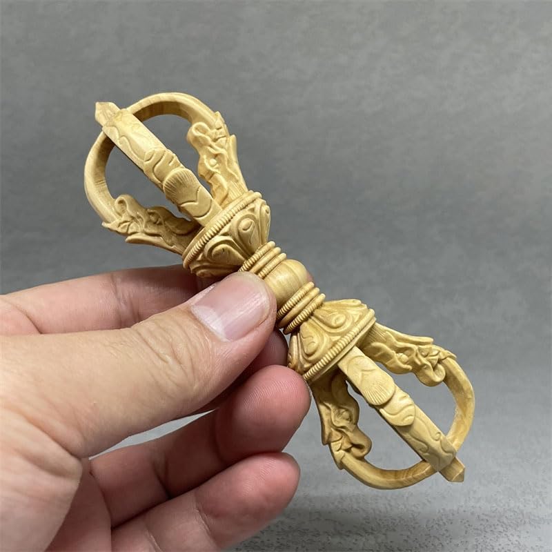 鉄製 手彫鋳鏨刻法器 杵掛件 手把件 宗教 器具 装飾品 工芸品 美術品 置物 鉄製 手彫鋳鏨刻法器 杵掛件 手把件 宗教 器具 装飾