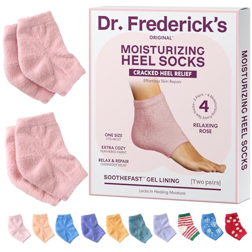 Dr. Frederick's Fuzzy Gel-Lined Heel Socks