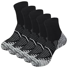 Quarter: 5 Pairs Black With Grey