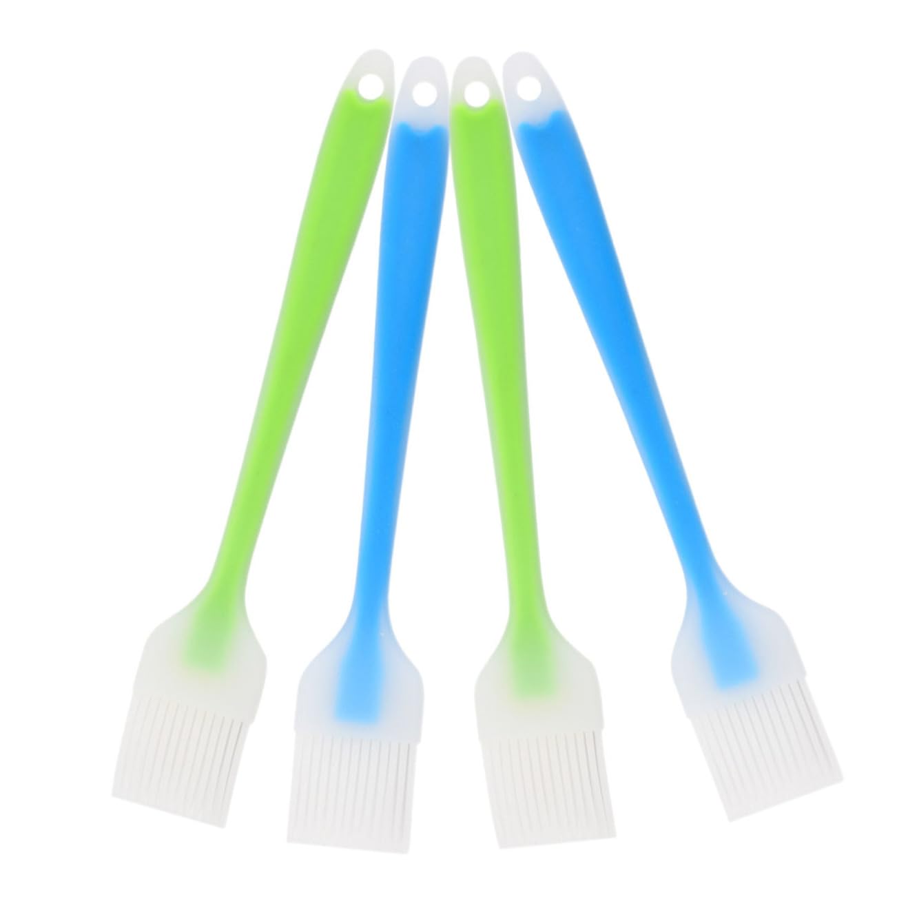 Toddmomy 4pcs Silicone Barbecue Brush Versatile Basting Brush for Cooking Baking and Grilling for Outdoor Bbqs Picnics and Family Gatherings Easy to Clean Multi-color